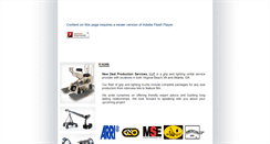 Desktop Screenshot of newdealproductionservices.com